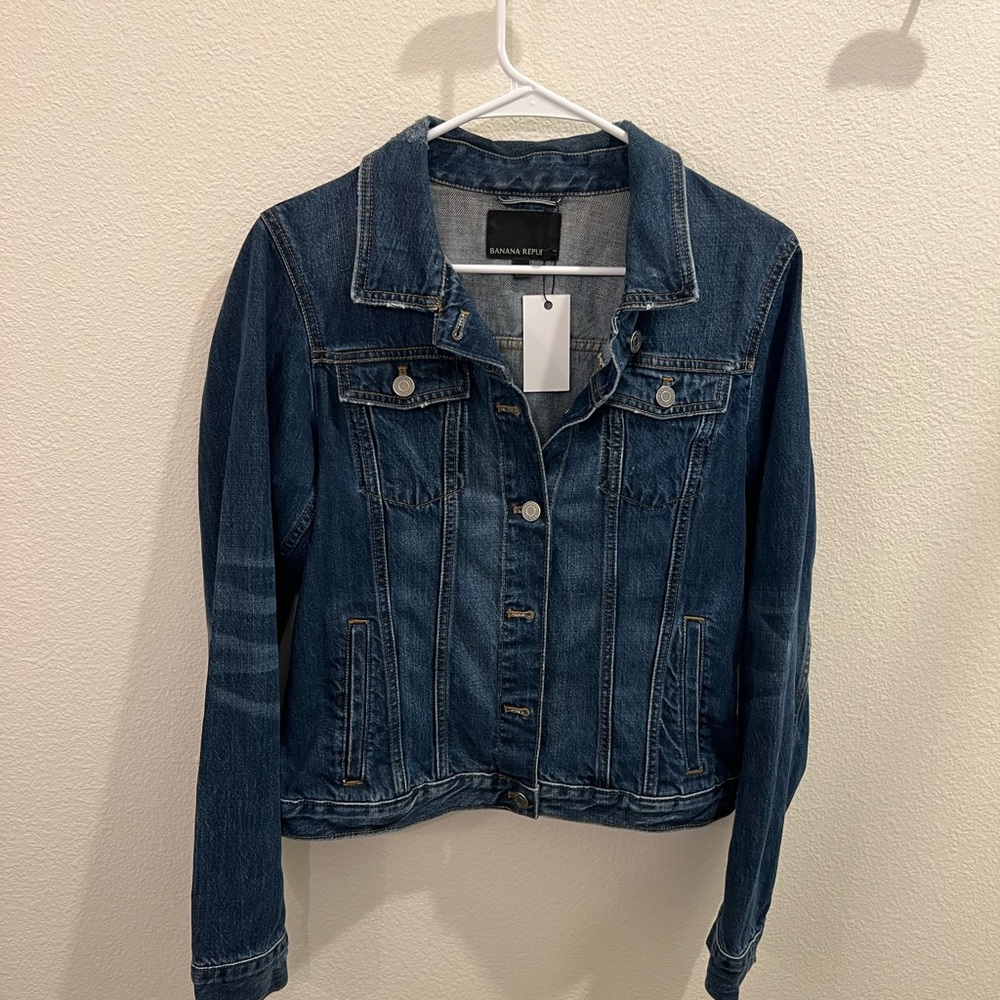 Banana Republic Dark Blue Jean Jacket